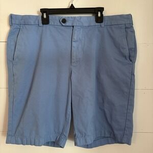 Brooks Brothers Shorts Men's Size W38 Chino Bermuda Short Sky Blue Flat Preppy‎